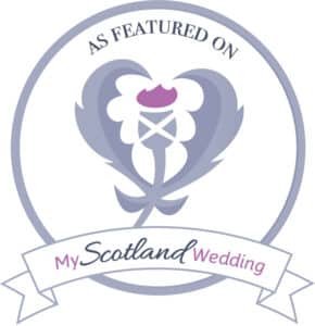 As featured on my Scotland wedding crest