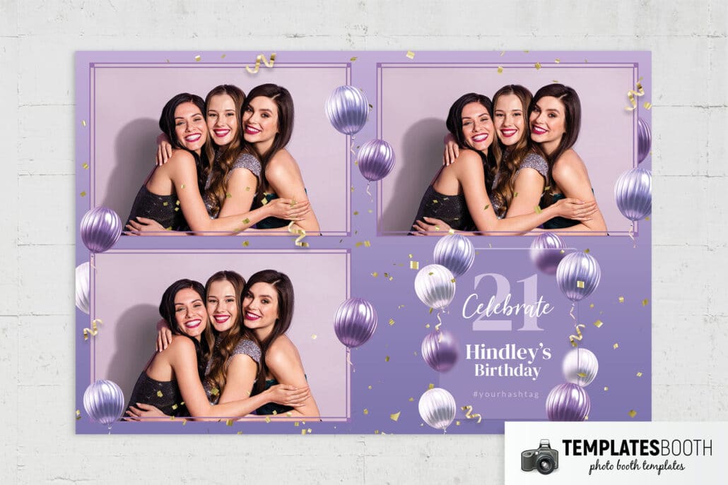 21st Birthday Photo Booth