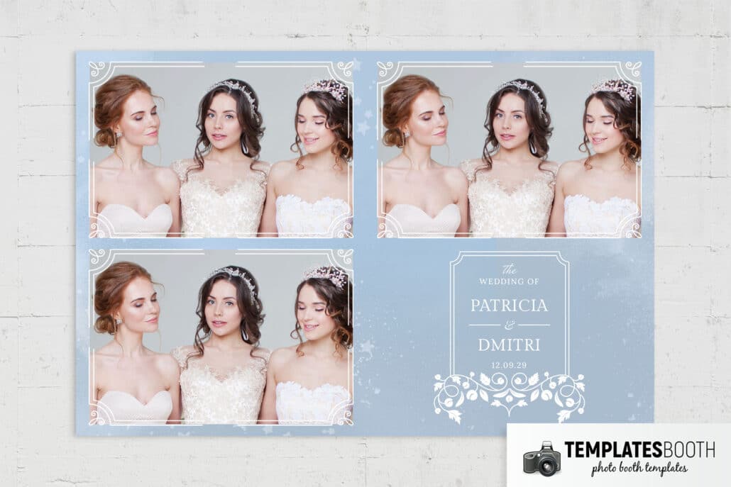 Blue Wedding Photo Booth