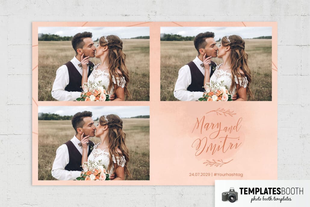 Just Peachy Wedding Photo Booth