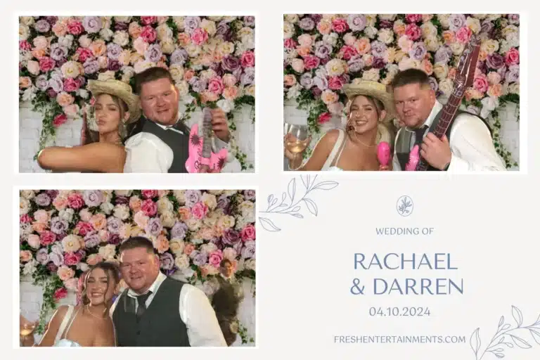 Rachael & Darren Photobooth Western House Wedding