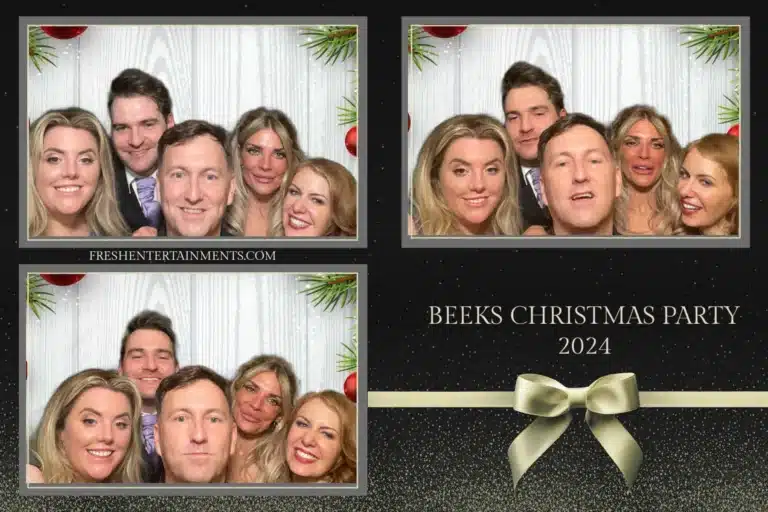 Beeks Group Christmas Photobooth Lodge on Loch Lomond