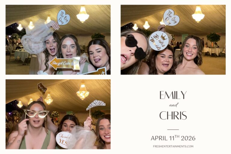Marhall Wedding Photobooth Emily Chris